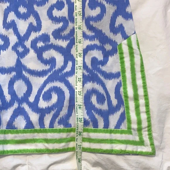 Gretchen Scott Designs Green and Blue Tunic - Picture 10 of 10